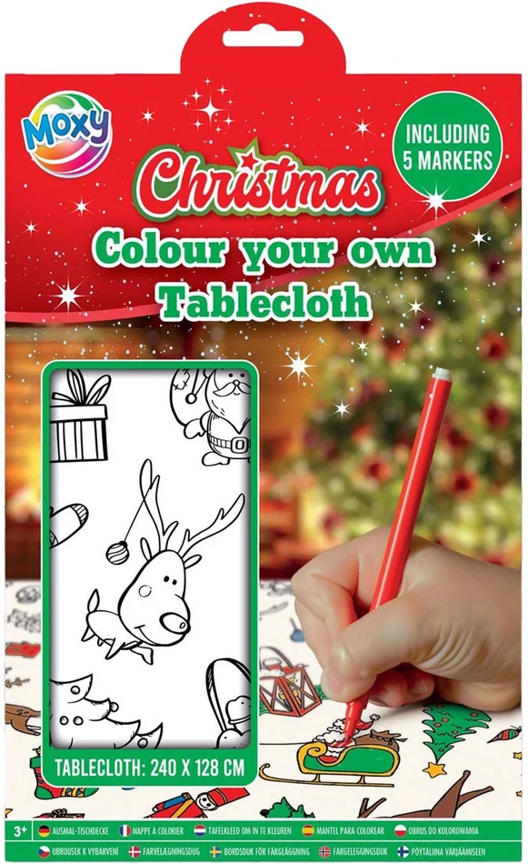 Xmas Kleur je eigen Tafelkleed