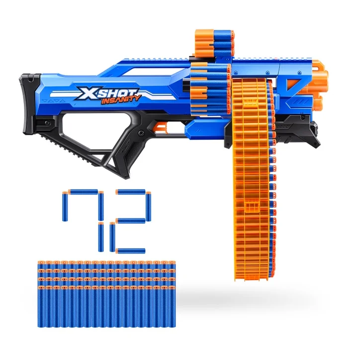 XSHOT INSANITY – Mega Barrel Blaster mit 72 Darts