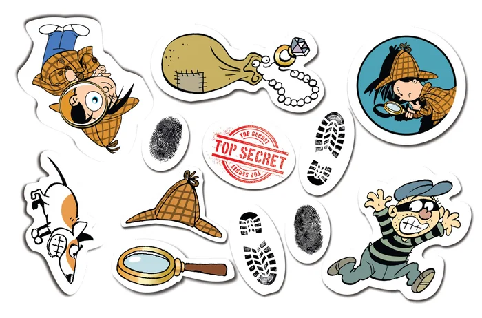 XXL Konfetti Streuteile Detektiv