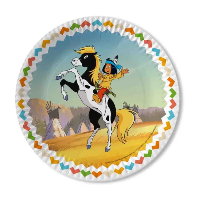 Yakari Teller 10 Stück