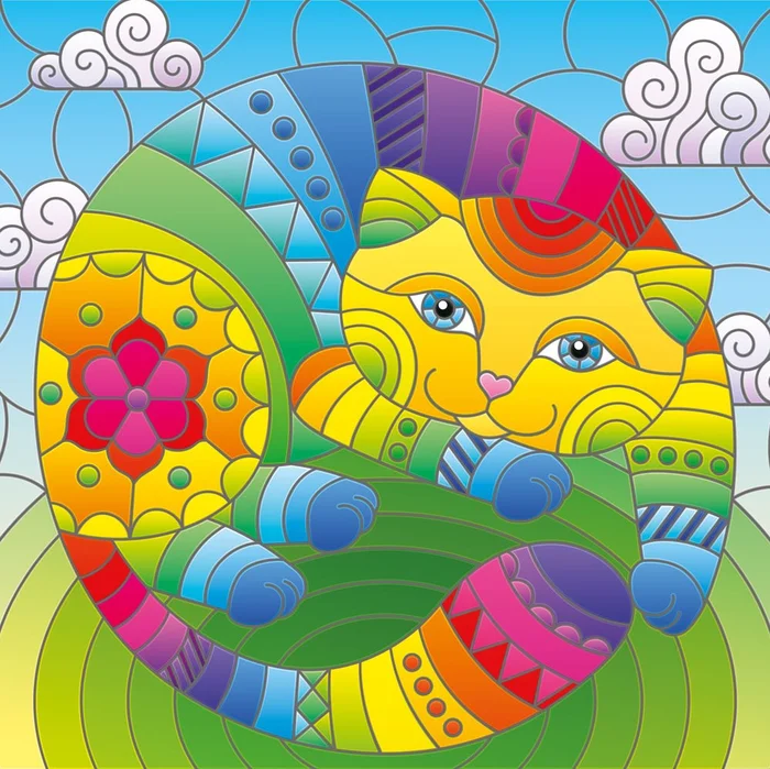 Yazz Cat in the Circle – 1023 Teile