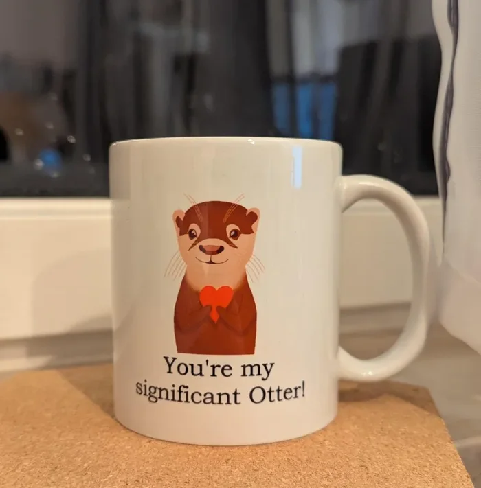 You’re my significant Otter! | süße Kermaiktasse | perfekt für Verliebte und Paare als Weihnachtsgeschenk | handmade