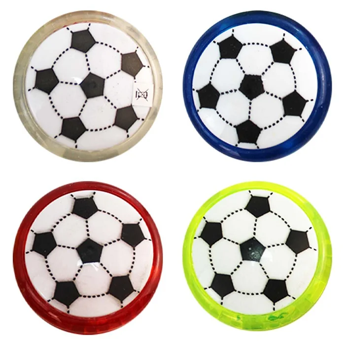 Yoyo mit Fußball Motiv leuchtend – ca. 5,5 cm