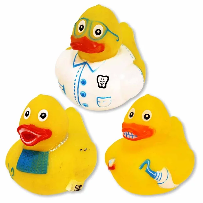 Zahnarzt Ente aus Gummi – ca. 5 cm