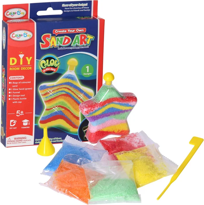 Zandkunst Glow in the Dark