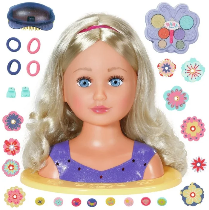 Zapf Creation Kopf fr Friseur – Baby born Sister