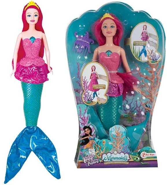 Zeemeerminpop prinses 2-in-1