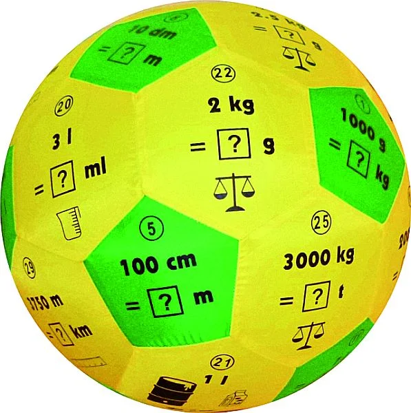 Zeitlupenball Hands on Gewichte und Einheiten