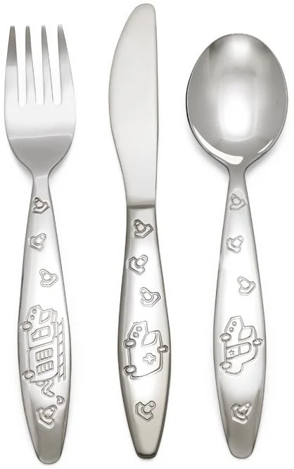 Zilverstad Kinderbestek 3-delig Hulpdiensten