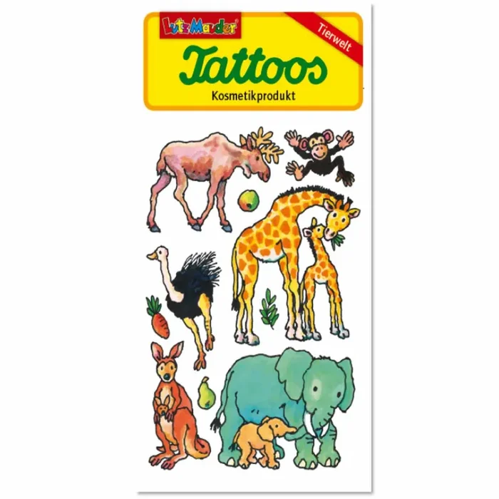 Zootiere-Tattoo Im Angebot, keine Steuern
