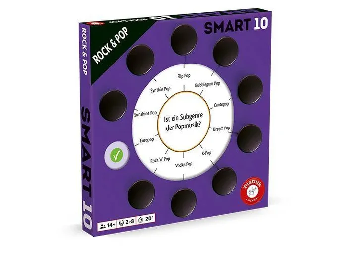 Zusatzfragen Pop & Rock – Smart 10, deutsch (Erw.) Niedrige Kosten